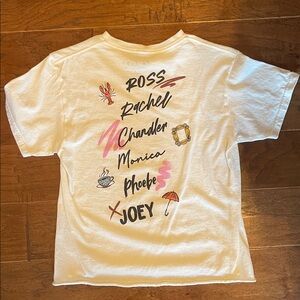 White Graphic Friends T-Shirt